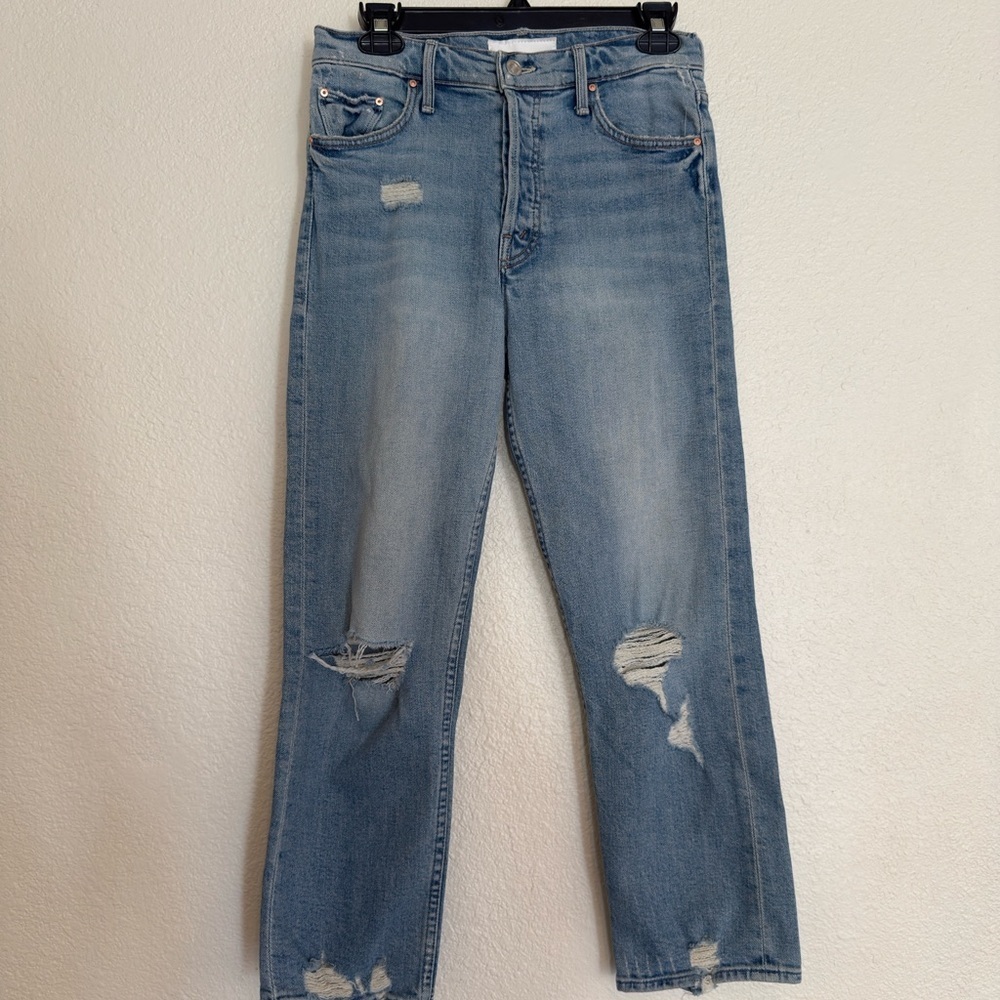 Mother SUPERIOR Tomcat Ankle Straight Jeans The Confession Size 27 - Picture 2 of 11